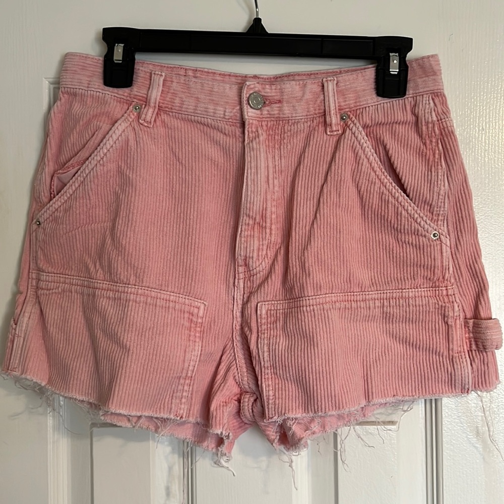 BDG pink shorts from UO